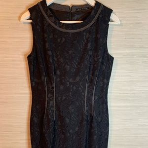 Designer Elie Tahari Black Sleeveless Dress in Size 6